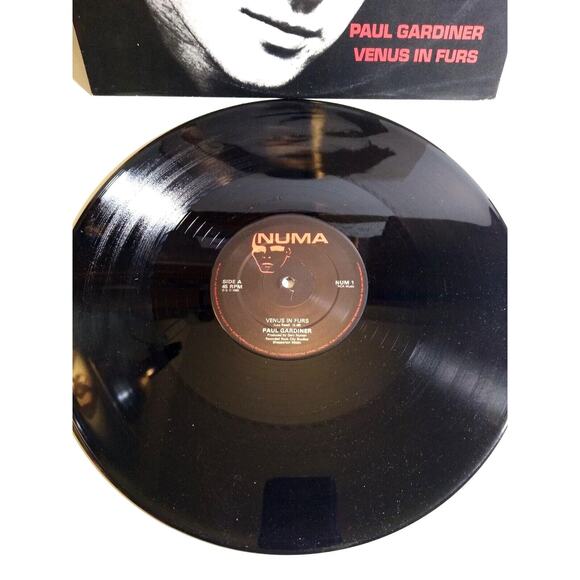 Paul Gardiner Venus In Furs Vinyl 12" Record Gary Numan Bass Player Darkwave - Picture 3 of 4